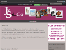 Tablet Screenshot of jvs-en-co.nl